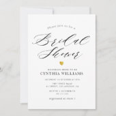 ブライダシンプルルシャワーの招待 招待状 (正面)