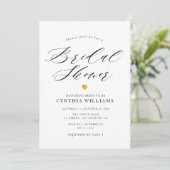 ブライダシンプルルシャワーの招待 招待状 (スタンド正面)