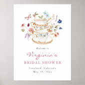 ブライダルお茶ウェルカムポスター ポスター (正面)