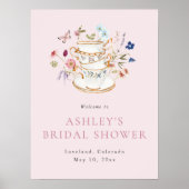 ブライダルお茶ウェルカムポスター ポスター (正面)