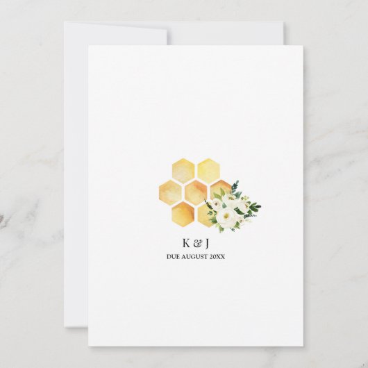 ブライダルのカップル素朴シャワー結婚を目的とした 招待状 (裏面)