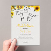 ブライダルの至福：花嫁へ アクリル招待状 (インサイチュ (ポータブル))