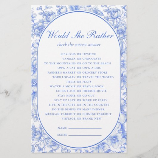 ブライダルの試合は彼女はむしろ青い (正面)