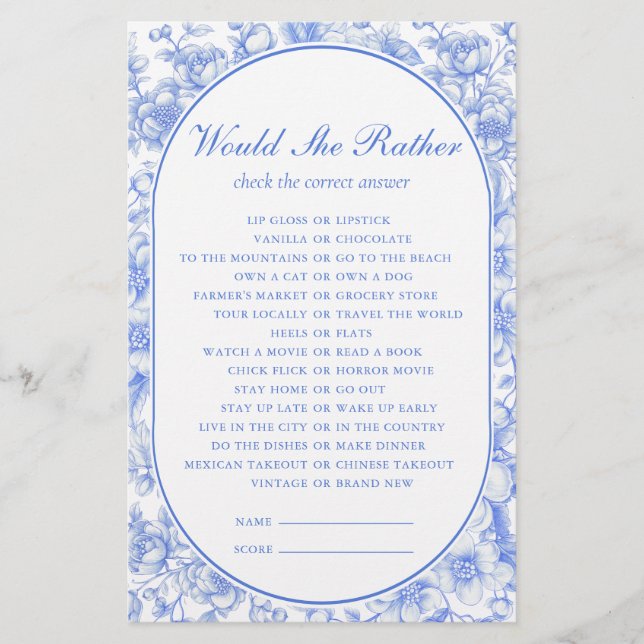 ブライダルの試合は彼女はむしろ青い (正面)