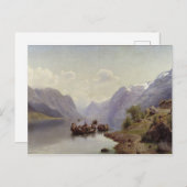 ブライダルの護衛はハードアンガーのフィールドで, 1865 ポストカード (正面/裏面)