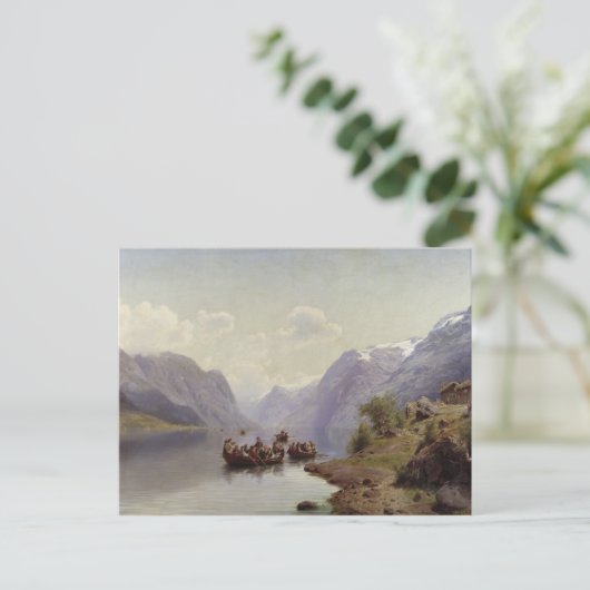 ブライダルの護衛はハードアンガーのフィールドで, 1865 ポストカード (スタンド正面)