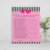 ブライダルまたはウェディングシャワーゲーム – 花嫁ピックカラー (スタンド正面)