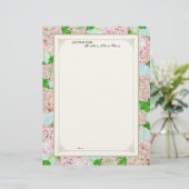 ブライダルアドバイスページピンクアジサイフローラ (スタンド正面)