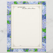 ブライダルアドバイスページブルーアジランジェアレースフローラ (裏面)