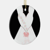 ブライダルエレガントガウン セラミックオーナメント (右)