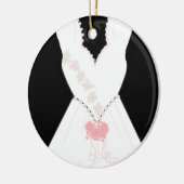 ブライダルエレガントガウン セラミックオーナメント (左)