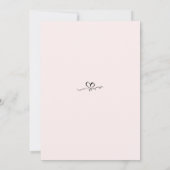 ブライダルエレガントシャワー招待カード 招待状 (裏面)