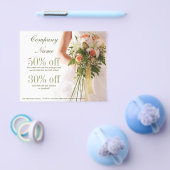 ブライダルエレガントブーケウェディングプランナー チラシ (シングル)