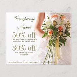 ブライダルエレガントブーケウェディングプランナー チラシ