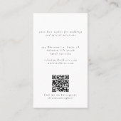 ブライダルエレガントヘアカスタムサロン結婚ズ 名刺 (裏面)