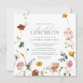 ブライダルエレガントランチョンガーデンフラワーズ 招待状 (正面)
