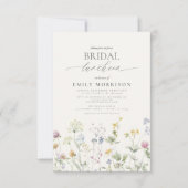 ブライダルエレガントランチョンワイルドフラワー 招待状 (正面)