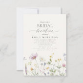 ブライダルエレガントランチョンワイルドフラワー 招待状 (正面)