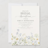 ブライダルエレガントランチョンワイルドフラワー 招待状 (正面)