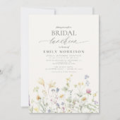 ブライダルエレガントランチョンワイルドフラワー 招待状 (正面)