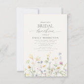 ブライダルエレガントランチョンワイルドフラワー 招待状 (正面)