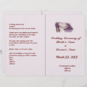 ブライダルカップルのシルエットハート結婚イン砂 (正面/裏面)