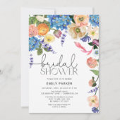 ブライダルカラフルシャワーへの招待 招待状 (正面)