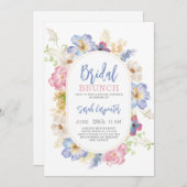 ブライダルカラフルシャワーへの招待 招待状 (正面/裏面)
