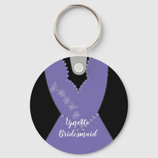 ブライダルガウン花嫁キーチェーン キーホルダー (正面)