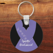 ブライダルガウン花嫁キーチェーン キーホルダー (正面)