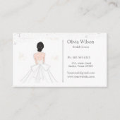 ブライダルガウン、ブライダルスタイリスト 名刺 (正面)