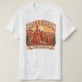 ブライダルキャニオン国立公園のカスタムデザイン Tシャツ