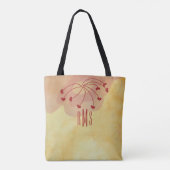 ブライダルギフト フラワートート アジアンテイスト トートバッグ (裏面)