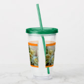 ブライダルクラウンダフォジルデザインアクリルタンブラー アクリルタンブラー (左)