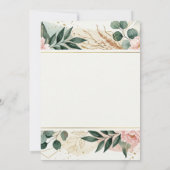ブライダルグリーンウェディング セーブザデート (裏面)