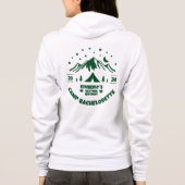 ブライダルグリーンキャンプ独身最後の夜 パーカ (裏面)