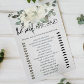 ブライダルゲーム彼は彼女はアイボリー白と言った