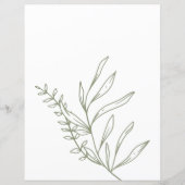 ブライダルゲーム彼は彼女はセージBohoの花を言った (裏面)