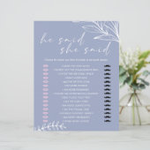 ブライダルゲーム彼は彼女はペリウィンクルの花を言った (スタンド正面)