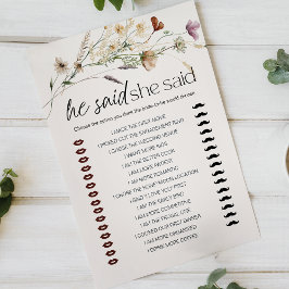 ブライダルゲーム彼は彼女はヴィンテージの小さなフローラを言った