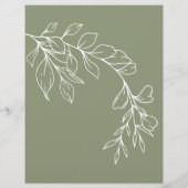 ブライダルゲーム彼女はむしろセージ緑の花 (裏面)