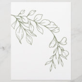 ブライダルゲーム彼女はむしろセージBoho花 (裏面)