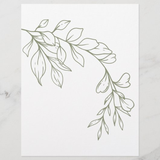 ブライダルゲーム彼女はむしろセージBoho花 (裏面)