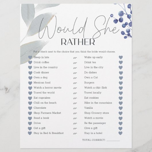 ブライダルゲーム彼女はむしろ埃っぽい青い花だろう (正面)