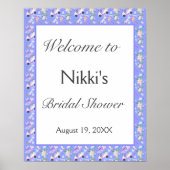 ブライダルゴルフカートブライダルシャワーへようこそ ポスター (正面)