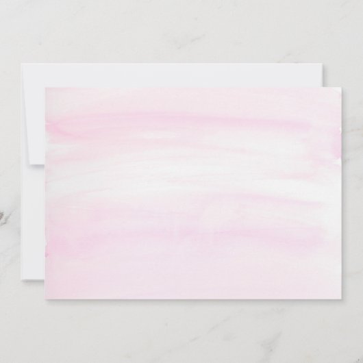 ブライダルゴルフカートブライダルシャワーブランチパーティー 招待状 (裏面)