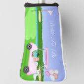 ブライダルゴルフカートブライダル花嫁 ゴルフヘッドカバー (回転90)