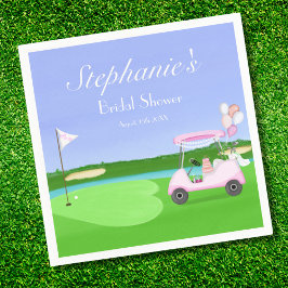 ブライダルゴルフブライダルシャワーブランチ スタンダードカクテルナプキン