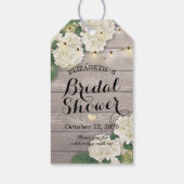 ブライダルシャワーあじさい花ひもライトウッド ギフトタグ (裏面)