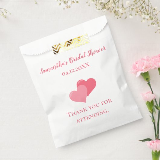 ブライダルシャワーありがとう フェイバーバッグ (封をした状態)